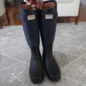 LIMITED EDITION Hunter X Rag & Bone Navy Rainboots